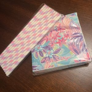 New Lilly Pulitzer Paper Napkins and Straws